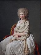 Jacques-Louis  David Countess of Sorcy oil
